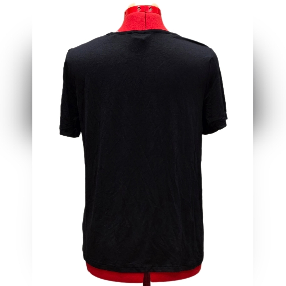 Old Navy, Size S, Black Luxe Tee - Picture 3 of 11